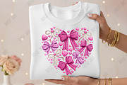 Yarn Crochet Heart Coquette Bow Png, a Seasonal Illustration by Rose Art (Thumbnail 4 of 5)