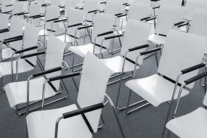Empty modern conference seats, an Architecture Photo by BOOCYS