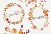 Autumn Garden floral watercolor fall, a Decorative Illustration by SunnyAfternoons (Thumbnail 8 of 18)