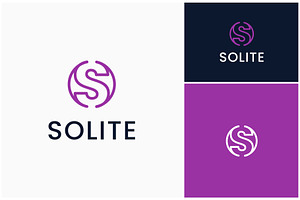 Letter S Circle Line Art Logo, a Branding & Logo Template by ika trisiana