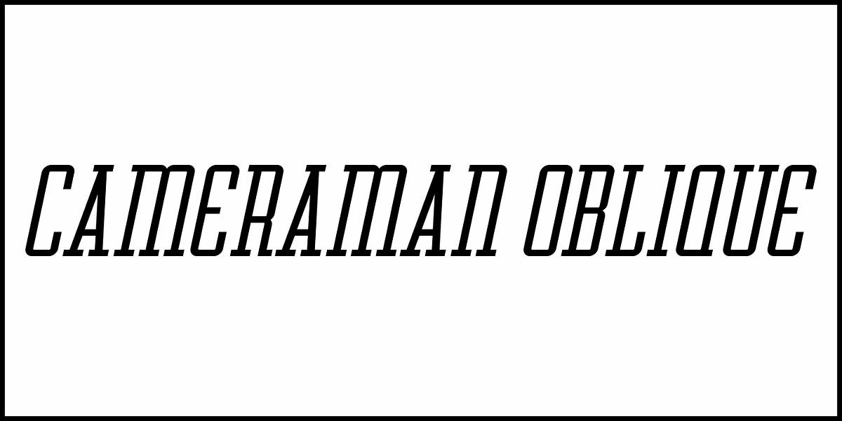 Cameraman JNL, a Slab Serif Font by Jeff Levine Fonts (Photo 4 of 5)