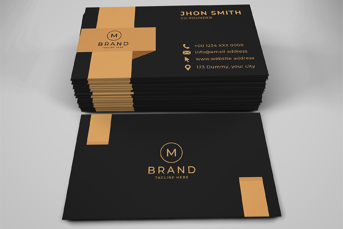Modern And Clean Business Card, a Business Card Template by M9 Design (Photo 4 of 5)