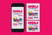 Holi Festival Flyer, a Flyer Template by graphicook (Thumbnail 3 of 3)