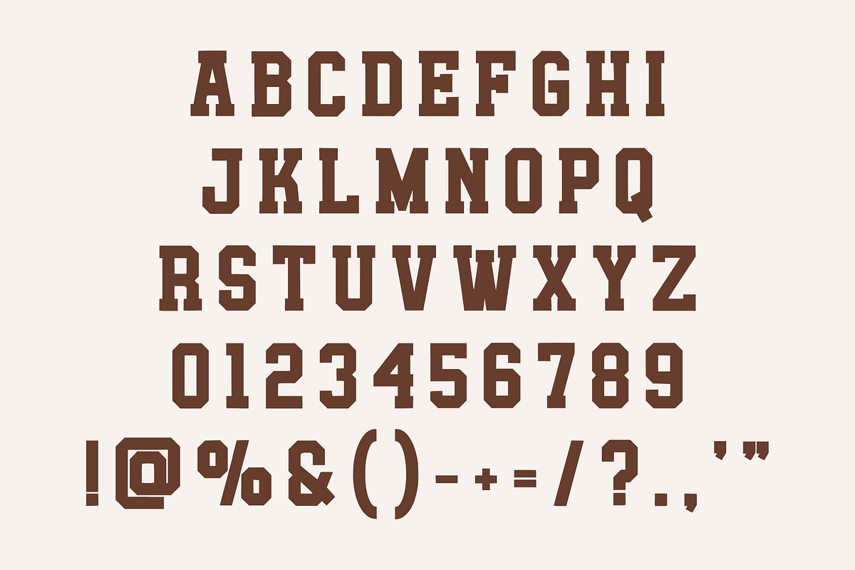 Baseball College – Varsity Sports, a Slab Serif Font by Limited.studio (Photo 5 of 5)
