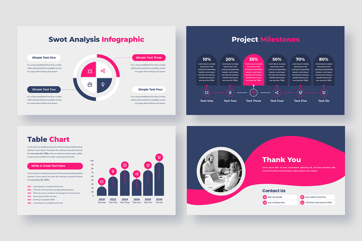 Company Presentation Slides Template, a Presentation Template by zahidhossainalif (Photo 4 of 4)