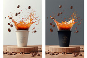 Coffee Cup Mockup, an Advertising Mockup by The Rose Project (Thumbnail 1 of 2)