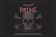 Vintage Illustrator Brushes, a Brush Add-On by AndrewPixel (Thumbnail 2 of 8)