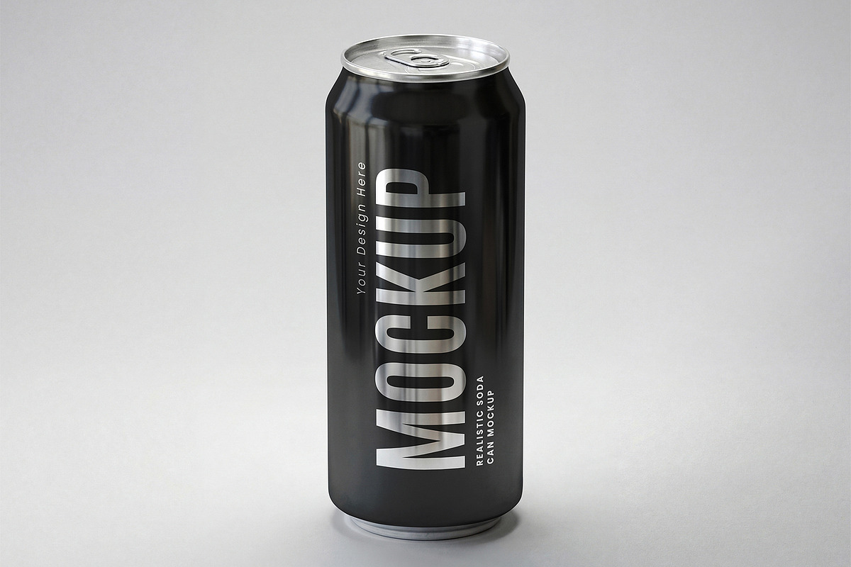 Metal Soda Can Mockup Bundle, a Packaging Mockup by graphypix (Photo 13 of 15)