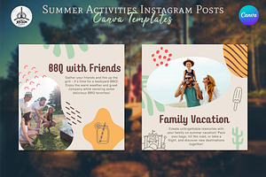 Instagram Summer Posts Pack