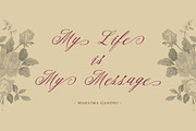 Cellicia Script, a Script Font by ianmikraz (Thumbnail 5 of 5)
