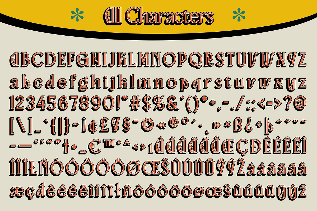 Advine 3D, a Serif Font by Craft Supply Co. (Photo 8 of 8)
