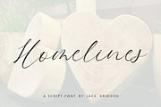 Homelines Font, a Script Font by Jackgridden (Thumbnail 2 of 11)