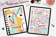 Inspire Digital Planner Covers, a Stationery Template by dCipollo Designs (Thumbnail 2 of 6)