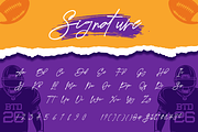 Insporta Signature, a Serif Font by Burntilldead (Thumbnail 4 of 12)
