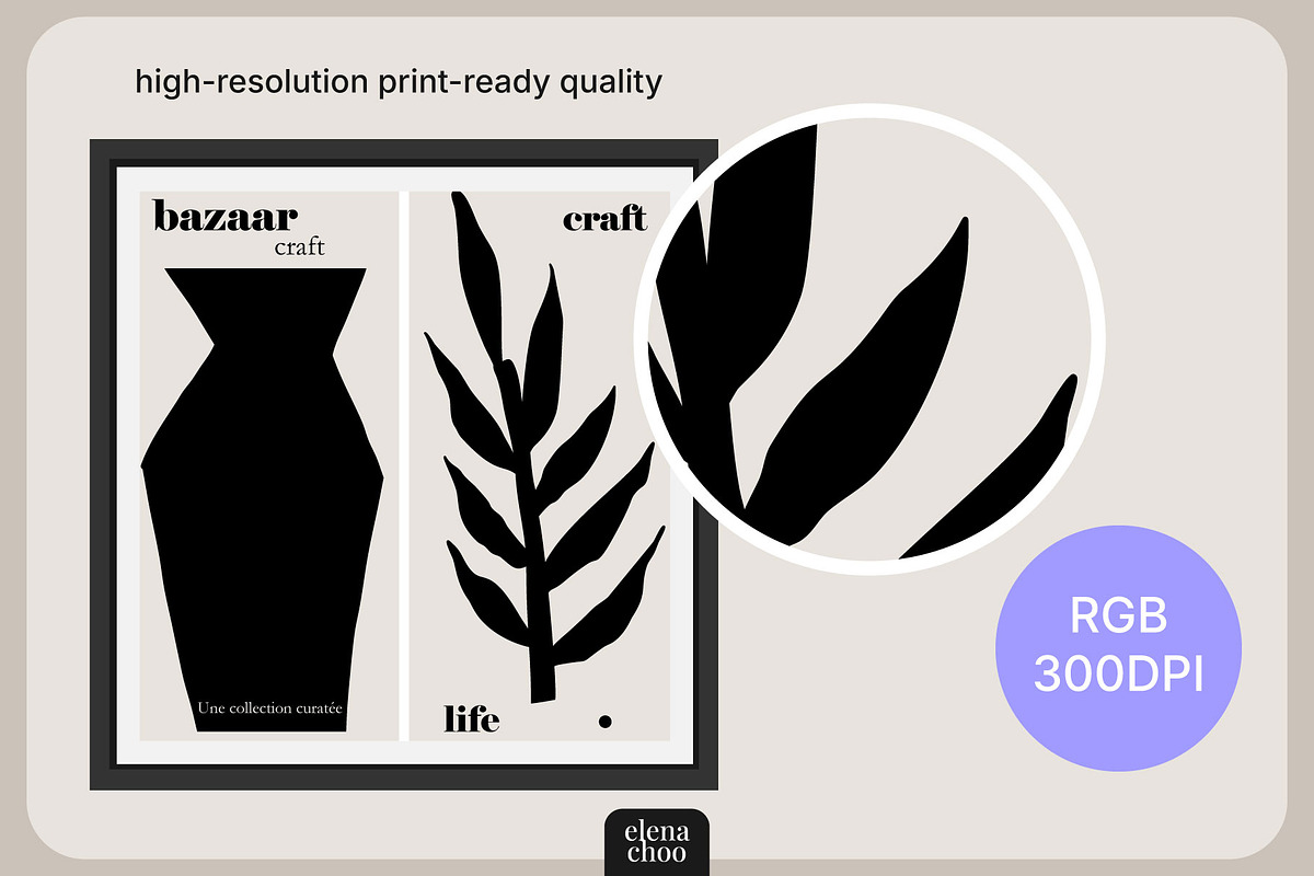 La Forme - Elegant Poster Collection, an Object Graphic by Elena Choo (Photo 3 of 9)