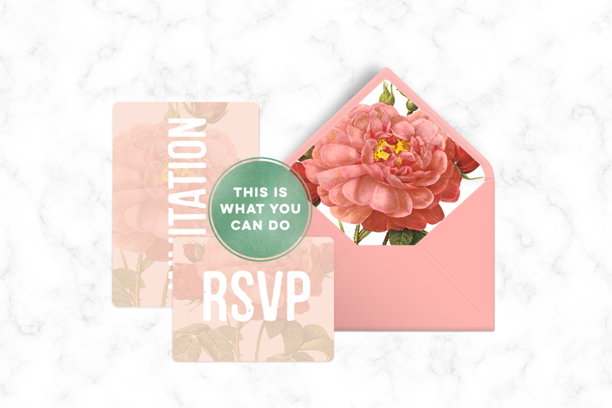 HYP-branded Invitation Mockup #2, a Product Mockup by Hype Your Prints (Photo 2 of 4)