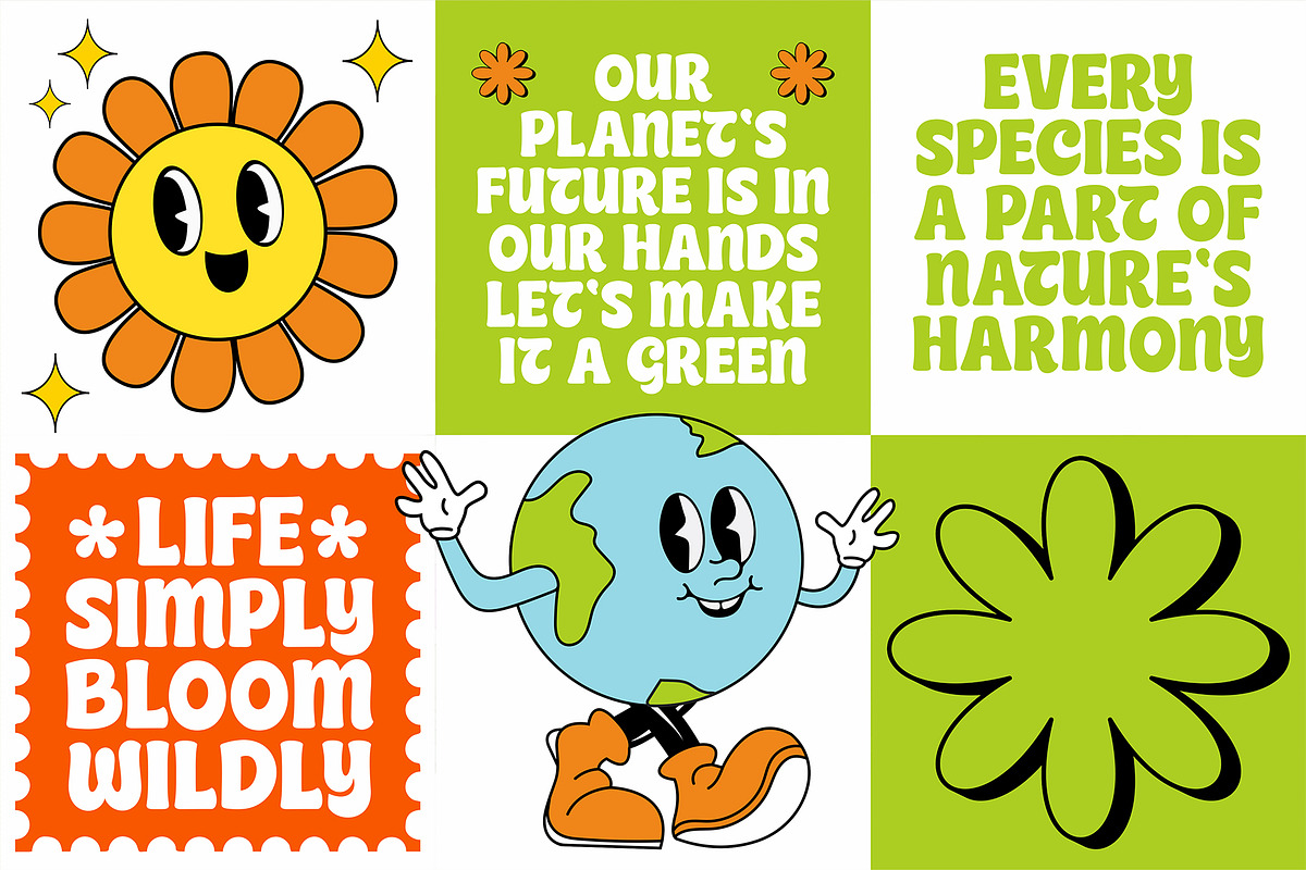 Mantra Rimba – Playful Display Font, a Sans Serif Font by Four Lines Std. (Photo 4 of 10)