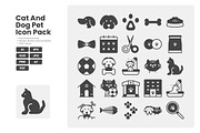 Cat & Dog Icon Set, a Solid Icon by erifqizeicon (Thumbnail 3 of 3)