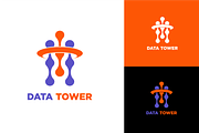 Data Tower Logo Vector Simple, a Branding & Logo Template by zaqilogo (Thumbnail 1 of 2)