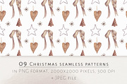 Christmas decor in watercolor, a Decorative Illustration by a_ptichkina (Thumbnail 3 of 7)