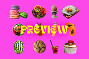 Foodcorner - Vintage Food Cut-Outs, an Object Graphic by SPACECAKE (Thumbnail 2 of 5)