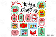 Preppy Christmas Coquette Png, a Graphic by Clipart Bloom (Thumbnail 1 of 2)