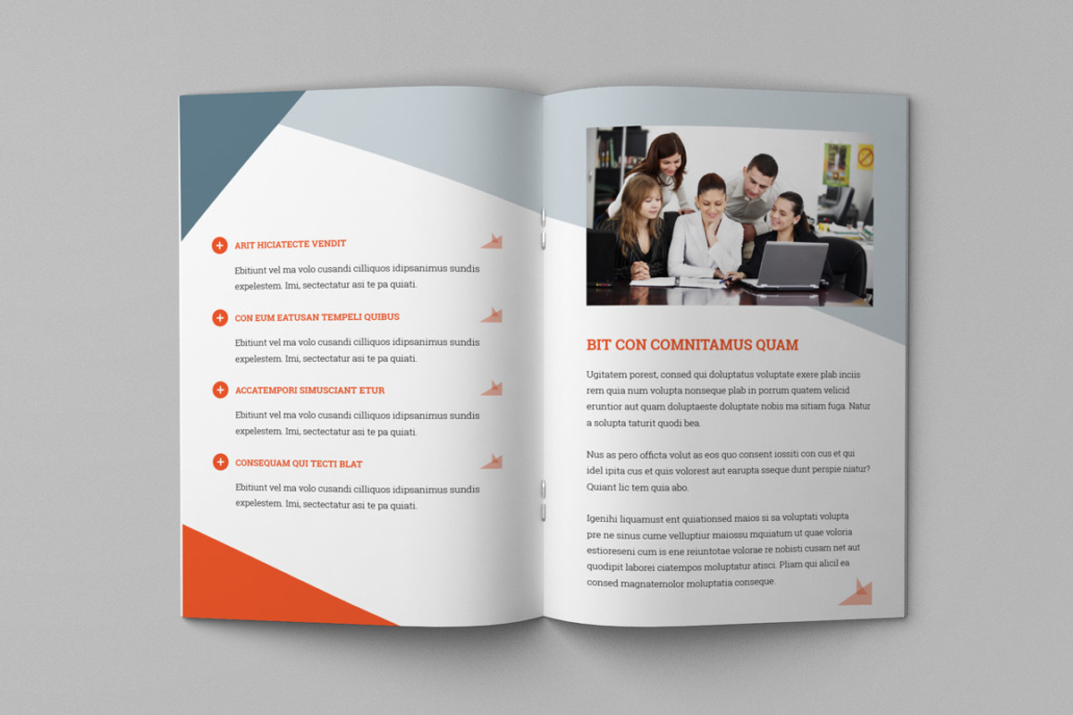 Corporate Bi Fold Brochure, a Brochure Template by Hervat (Photo 4 of 4)