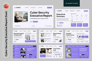 Cyber Security Executive Report Deck