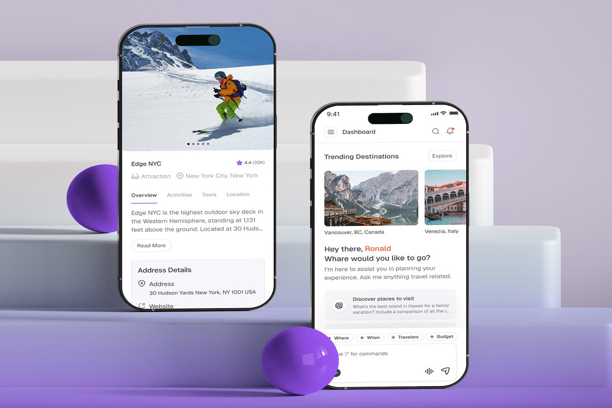 Triply - AI Travel Planner UI Kit, an UI Kit Template by Lumina_ui_ux202 (Photo 6 of 7)