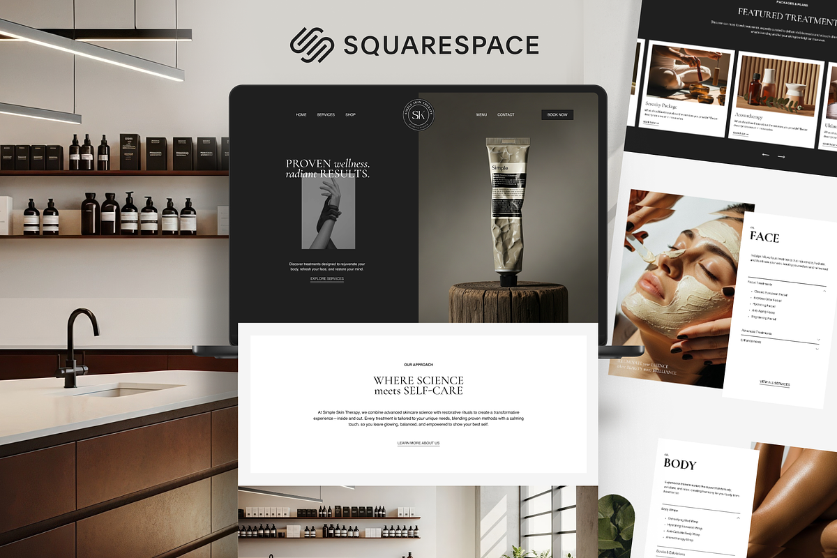 Wellness Squarespace Template, a Squarespace Template by Glowup Online (Photo 1 of 8)