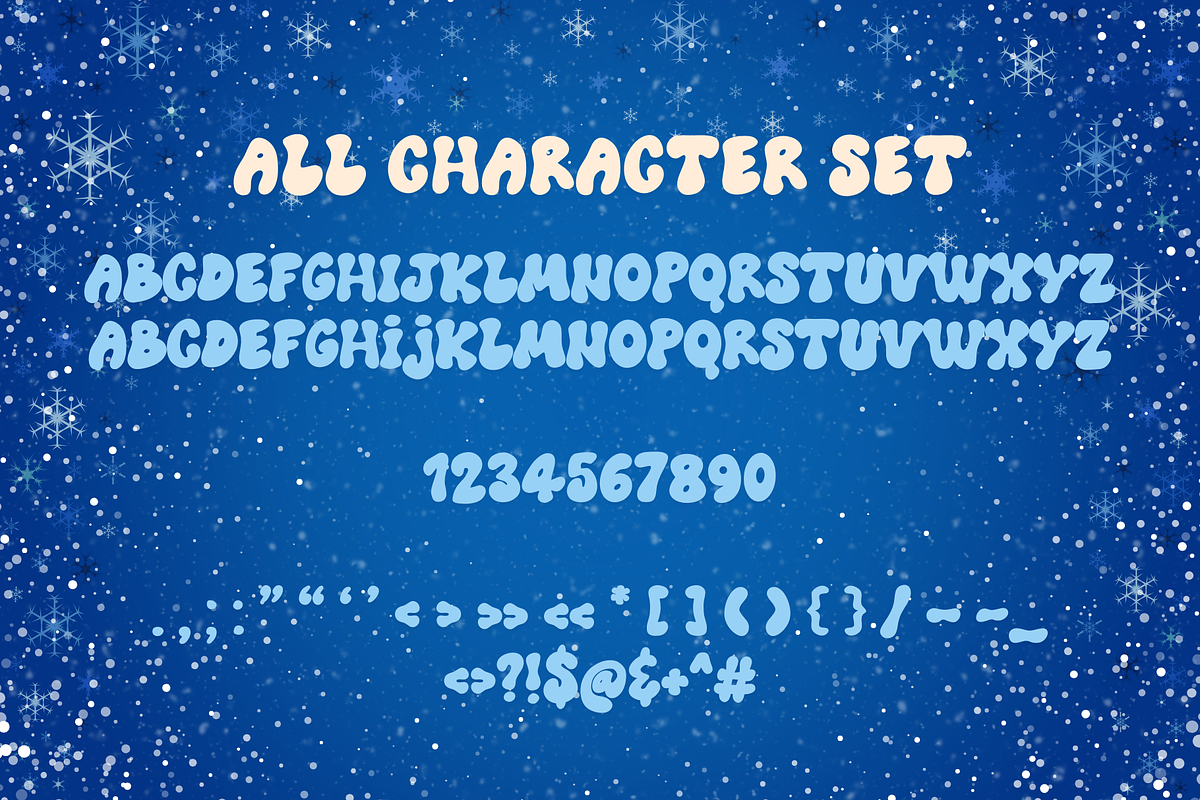 Hello Winter is a retro groovy font, a Handwritten Font by Brown Cupple (Photo 6 of 7)