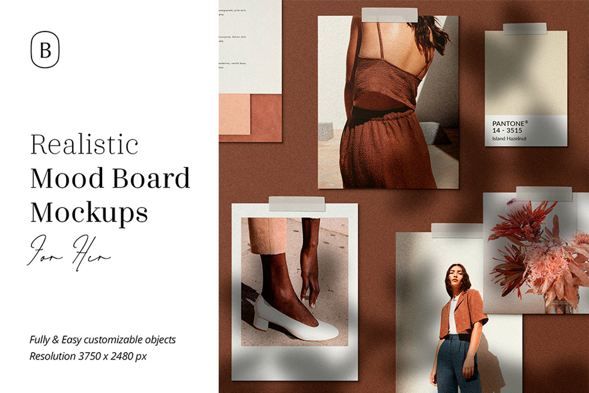 Realistic Mood Board Mockups, a Books & Magazine Mockup by William Hansen (Photo 9 of 9)