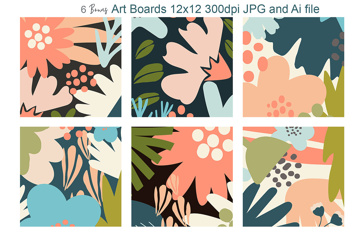20 Modern Garden Patterns+Elements, a Pattern Graphic by Sweet Fig (Photo 11 of 12)