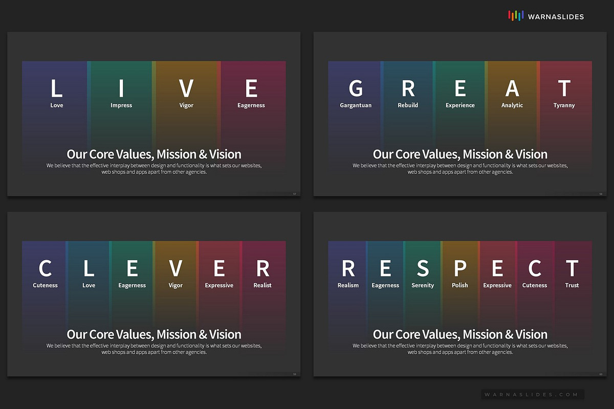 Core Values PowerPoint Templates