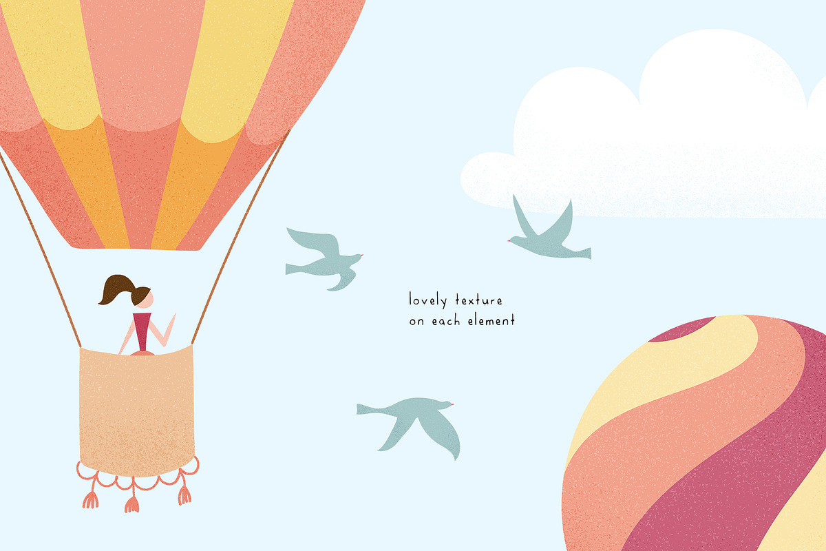 Balloon Day - creator & clipart, a Decorative Illustration by Pikovit (Photo 9 of 9)
