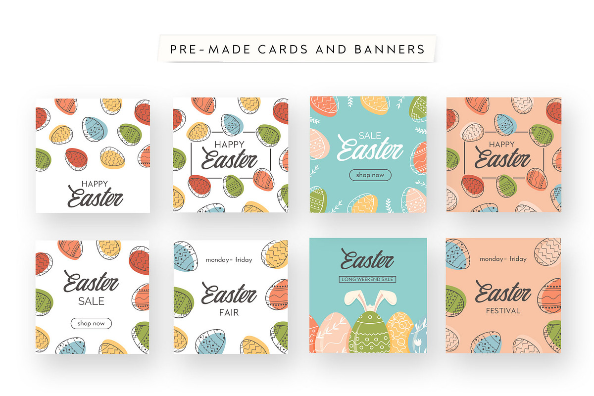 Easter Eggs Collection, a Graphic by millering (Photo 6 of 12)
