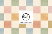 Earthy Boho Checkered Grid Pattern, a Pattern Graphic by OwlAndFern (Thumbnail 1 of 13)