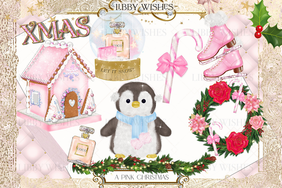 Christmas holidays illustrations, an Illustration by Libby Wishes (Photo 3 of 9)
