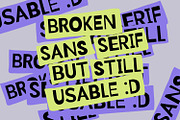 Mixerato! Imperfect Sans Serif, a Handwritten Font by Viswell (Thumbnail 3 of 10)