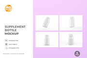 Supplement Bottle Mockup – 04 PSD, a Packaging Mockup by Adstart (Thumbnail 5 of 5)