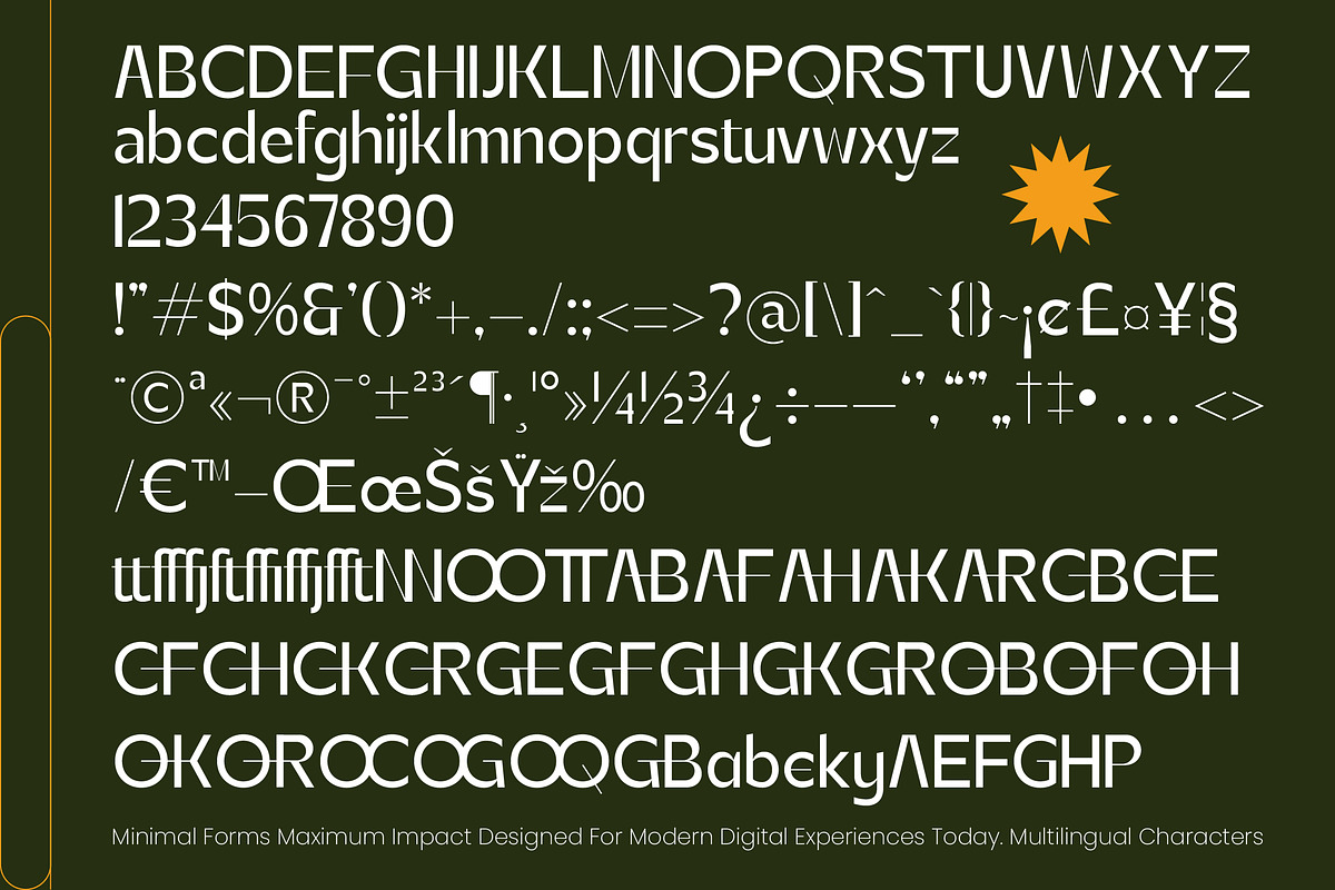 Zanithe Modern Geometric Sans Serif, a Sans Serif Font by timelesstype.co (Photo 10 of 10)