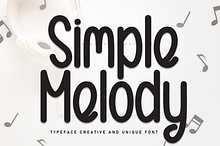 Simple Melody | Script Font