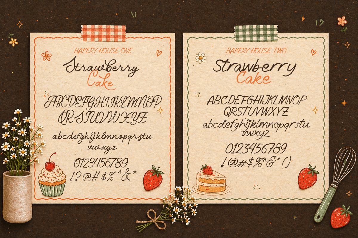 Golden Crumbs Handwriting Font Duo, a Handwritten Font by Littlehand (Photo 5 of 9)