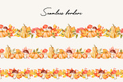 Autumn, Fall watercolor clipart, a Seasonal Illustration by Eves_Aquadreams (Thumbnail 7 of 12)