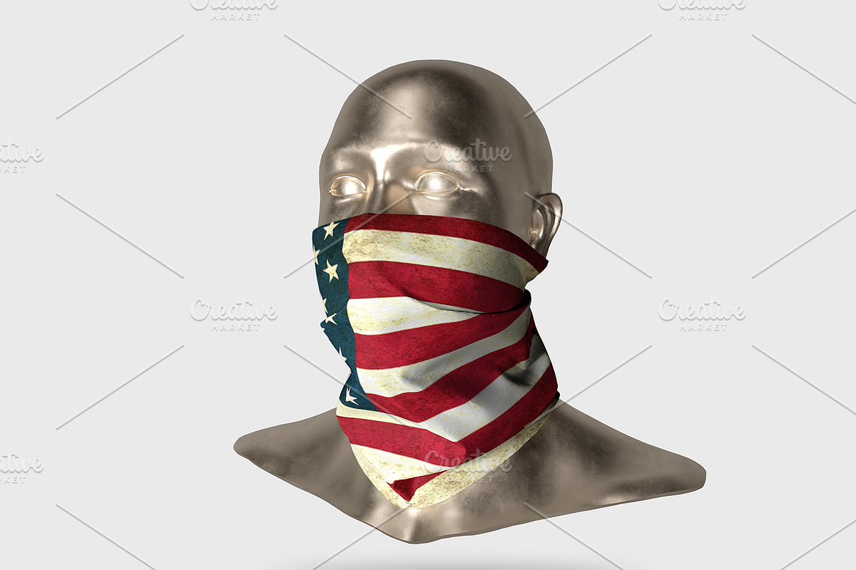 Face mask mockup 1, a Mask Mockup by Radmila (Photo 5 of 5)