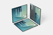 Smartphone Z Fold & Flip 7 Mockup, an Android Mockup by DSNA Mockup (Thumbnail 5 of 13)