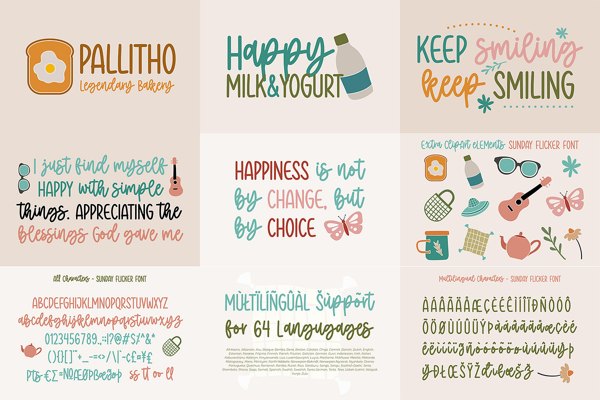 Adorable Font Bundle Vol 3, a Script Font by yumnatype (Photo 12 of 12)