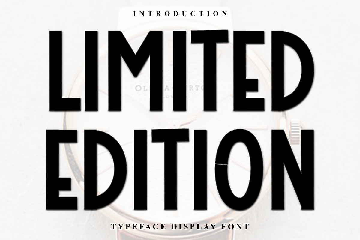 Limited Edition, a Script Font by InermediaSTUDIO (Photo 1 of 7)