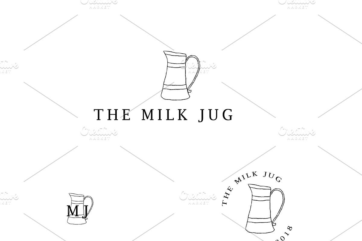 Hand Drawn Logos- Vol 2, a Branding & Logo Template by WeavaBird (Photo 3 of 4)