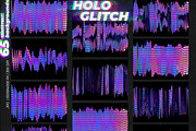 Holographic Glitch. 3D Backgrounds, a Texture Graphic by Julie&Taily (Thumbnail 3 of 19)